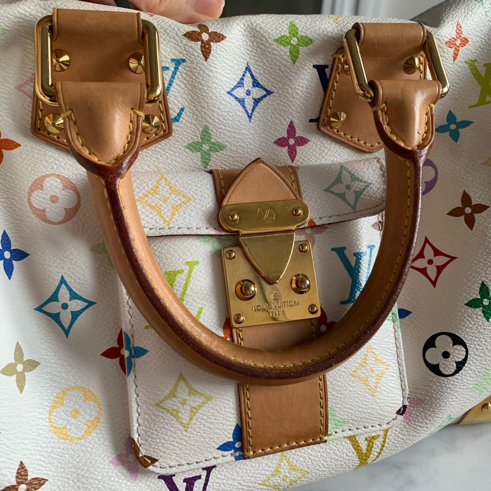 ❌SOLD❌Louis Vuitton monogram multicolored speedy 30 tote - Picture 4 of 8